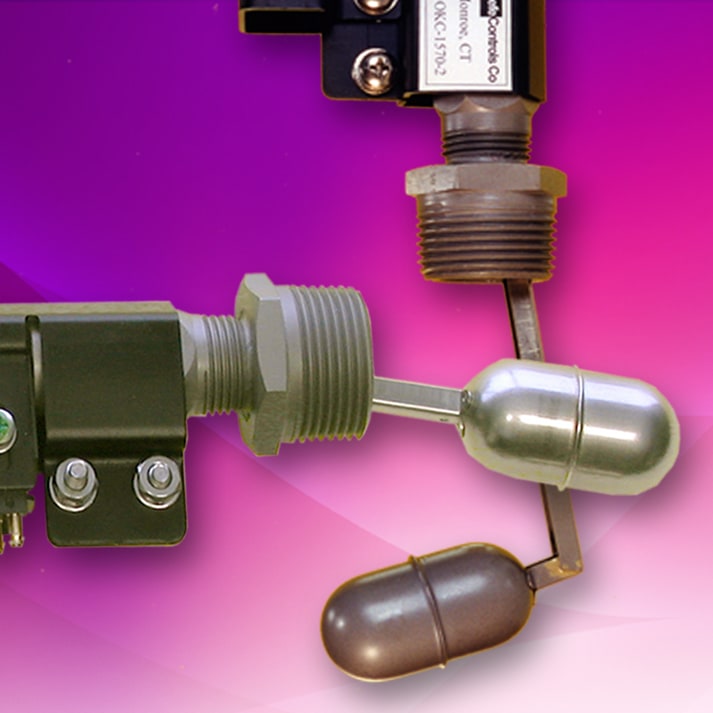 Pneumatic Float Valves- side mounted and top mounted versions shown