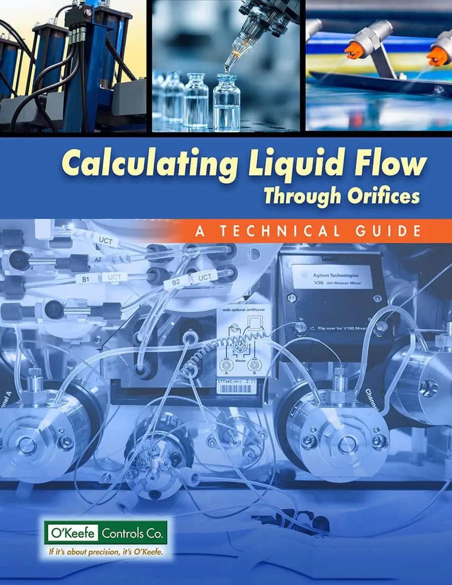 Liquid Flow Cvr (sm) Calculating Liquid Flow Through Orifices Cover image showing various applications