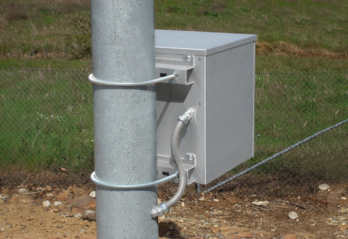pole-mounted equipment enclosure